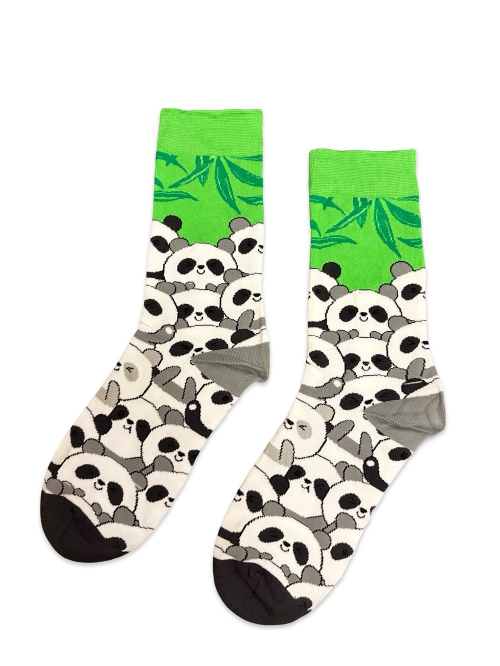 Panda Bamboo Novelty Crew Socks One Size Fits Most